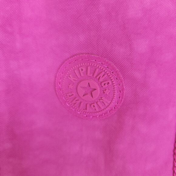 Kipling Bright Pink Nylon convertible Shoulder bag purse - Picture 2 of 9